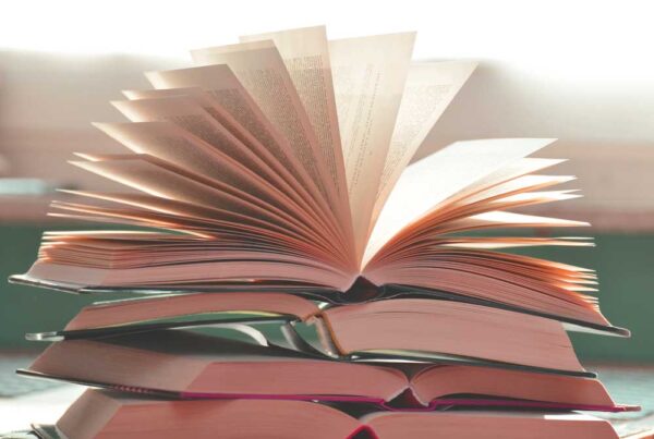 Opened book